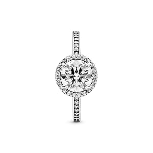 Amazon.com: PANDORA Classic Elegance Ring, Sterling Silver